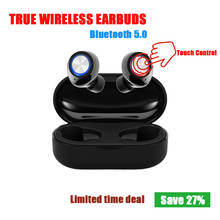 Fones de ouvido tw60 sem fio, com bluetooth 5.0, para iphone 6, 6plus, 7, 7plus, 8, phobe, x, xs max, iphone xr, 11 2024 - compre barato
