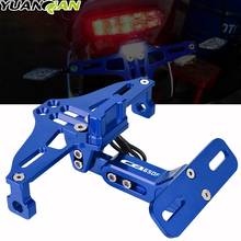 Motorcycle LED License Plate Holder Support Plaque Moto Bracket Frame For Honda CB 650R 650F CBR 650R CB650R CB650F 2014-2020 2024 - buy cheap