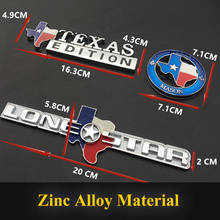 3D Metal Lone Star Texas Edition Emblem Badge car stickers For Jeep Wrangler Liberty Grand Cherokee  Patriot Renegade Compass 2024 - buy cheap