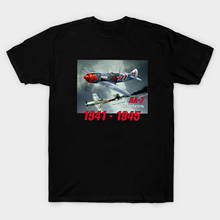 Soviet Air Forces Lavochkin La-7 Piston-engined Fighter Aircraft T-Shirt. Summer Cotton Short Sleeve O-Neck Men's T Shirt S-3XL 2024 - buy cheap