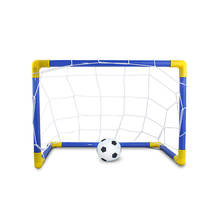 Ice Hockey Goal 2 In 1 Children Football Ice Hockey Goal Kit With Balls Pump Kid Outdoor Sports Accessories Free Shipping 2024 - buy cheap