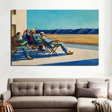 Lienzo de decoración para el hogar, cartel Modular de Edward Hopper, imágenes de arte de pared nórdico impreso, pintura de realismo moderno para oficina 2024 - compra barato