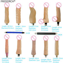 FREDORCH more different specifications flesh dildo for sex machines A2 / F2 / 3XLR attachment for women sex products,sex toy 2024 - buy cheap