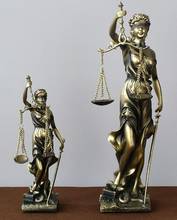 Estatua de la justicia, Estatua de la justicia, adorno de equilibrio, Ley, decoración, tienda de artesanía, estantería para el hogar 2024 - compra barato