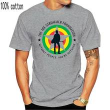 Camiseta de manga corta para hombre y mujer, camisa de cuello redondo con estampado de Joe Strummer, tamaño asiático, HCP960 2024 - compra barato