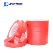 Dongsenfa fita adesiva para proteção de pintura automotiva, 1 peça, 33m, vermelha, resistente a altas temperaturas, pet, circuito pcb 2024 - compre barato