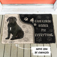 Cane Corso-Felpudo con nombre personalizado para interiores, felpudo antideslizante para puerta, decoración para porche 2024 - compra barato