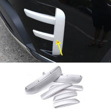 ABS Car Stying Front Fog Lamp Trim Decoration for Land Rover Discovery 5 LR5 2017-2020 L462 Piano black Car Exterior Accessories 2024 - buy cheap