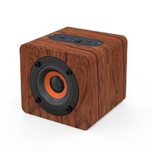 Smalody Bluetooth Speaker Portable HiFi Wooden Subwoofer Wireless Portable Speaker Mini Outdoor Speakers Surround Music TF 2024 - buy cheap