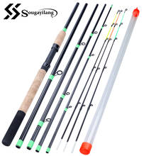 Sougayilang 3.0m L M H Power Feeder Fishing Rod Telescopic Spinning 6 Sections Travel Rod Pesca Carp Feeder Pole Fish Tackle 2024 - compre barato