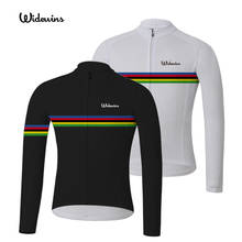 NEW Summer widewins world champion rainbow black Long Sleeve Cycling Jersey 2022 Bike Bicycle Wear Ropa Ciclismo 2 colour 8007 2024 - buy cheap