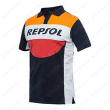 Мотокросса футболка-поло для Honda Repsol для мотокросса, для езды на мотоцикле, езда на велосипеде Футболка "Велоспорт" 2024 - купить недорого