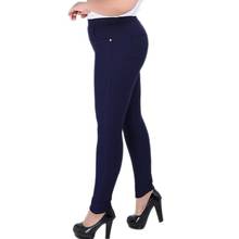 Escritório extra grande 6xl calças femininas capris calças de cintura alta estiramento lápis calças magras para mulher pantalon sarouel femme 2024 - compre barato