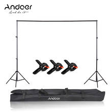 2.8 * 3m Studio Backdrop Stand Bracket Aluminum Alloy Adjustable Photography Background with Carrying Bag Backdrop Clamps 2024 - buy cheap