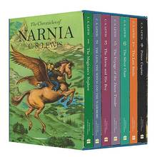 Conjunto das crônicas do narnia com 7 livros, conjunto de caixa para crianças, livro de história de leitura em inglês, livro de livro infantil, novas 2024 - compre barato