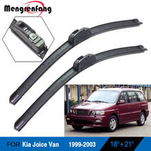 For Kia Joice Van Car Front Windscreen Wiper Blades Soft Rubber Wiper J Hook Arms 1999 2000 2001 2002 2003 2024 - buy cheap