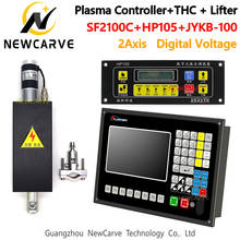 Plasma Controller+THC+lifter Kit SF-2100C 2 Axis Plasma Controller + HP105 Torch Height Controller + JYKB-100 Lifer NEWCARVE 2024 - buy cheap