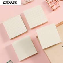 Memo Pad Sticky Stationery Notepad School Supplies Office Accessories Bookmark Sticky Notes Kraft Paper Notebook Stickers 2024 - buy cheap