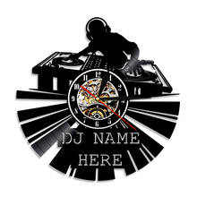 Headphones DJ Vinyl Record LED Wall Clock Morden Design 12" Disco Custom Name Geek Watch Rock N Roll Music Lover Friend Gift 2024 - buy cheap