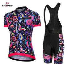 Mieyco-Conjunto de ciclismo Retro para mujer, ropa de verano para bicicleta de montaña, Jersey transpirable, 2020 2024 - compra barato