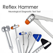 Medical Neurological Reflex Taylor Wartenburg Pinwheel Babinski Ergonomic Hammer Caliper Scale Percussion Buck Percussor Hammer 2024 - buy cheap