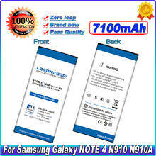 7100mAh EB-BN910BBU EB-BN910BBE NFC Battery For Samsung Note 4 Battery Note4 NFC N910H N910A N910C N910F N910W N910P N910T N910X 2024 - buy cheap