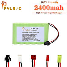 7.2v Rechargeable Battery For Rc toy Cars Tanks Robots Gun 2400mah Ni-MH Battery AA 7.2v 2400mah Batteries Pack For Rc Boat 1PCS 2024 - buy cheap