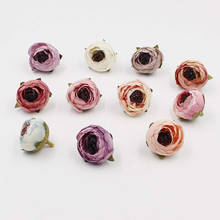 100 Pcs / Lot Artificial Tea Silk Rose Bud Small Rose Flower Head Wedding Decoration Wreath Scrapbooking DIY Craft Fake Flowers 2024 - buy cheap