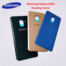 Samsung-capa traseira para galaxy a8 2018 a530, tampa, porta, carcaça de substituição, samsung a8 2018 a530f, capa de celular 2024 - compre barato