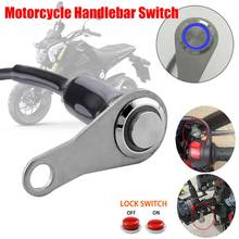 Discount! 12V LED Waterproof Motorcycle Handlebar Switch Reset Manual Return Button Engine ON-OFF Wholesale Quick delivery CSV 2024 - buy cheap