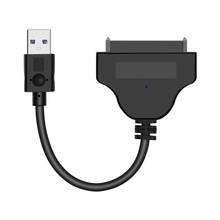 Кабель-переходник с USB 3,0 на SATA, 22pin, SATAIII, SATA3.0, USB 2,5 на SATA 3 2024 - купить недорого