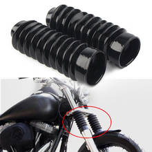 Botas de goma para horquilla de motocicleta, cubiertas de protección para Harley Softail FXST Dyna FXDWG FXWG personalizadas, 41mm 2024 - compra barato