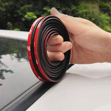 DIY 2M Car Roof Protector Noise Insulation Trim Weatherstrip Front Rear Windshield Edge Sealing Strips Sticker Auto Accessories 2024 - buy cheap