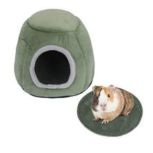 Guinea Pig Bed Hamster House Small Animal Squirrel Sleeping Nest Cotton Hedgehog Ferrets Sleeping Cave Pet Cage Toy 2024 - buy cheap