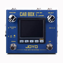 JOYO R-08 коробка с кабиной мульти-эффект гитарная педаль поддержка IR загрузка с 4 трубками силовой усилитель имитации 20 моделей шкафов Эффект педали 2024 - купить недорого