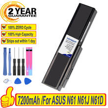 Bateria para asus n53s n53j n53jq, n61vg n61jq n61 n61j n61jv n61ja n53, marca de alta qualidade, nova, 100% 2024 - compre barato