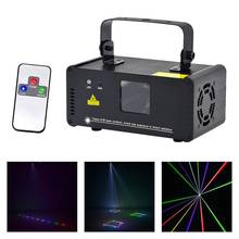 400mW Red Green Blue Beam RGB Laser Projector Lights DMX Sound AUTO Lighting Lamp For DJ Party Home Stage Bar Scanner Effect 2024 - buy cheap