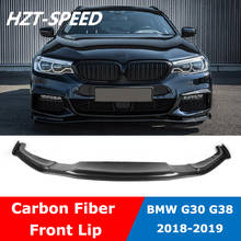 G30 Carbon Fiber Front Bumper Lip Diffuser Spoiler For BMW 5 Series G38 520Li 530li M-Sporty 2018-2019 2024 - buy cheap