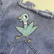 Cartoon Fun Cute Funny Animal Chick Bird Enamel Brooch Alloy Badge Pin Clothes Bag Accessories Woman Jewelry Gift For Friends 2024 - buy cheap