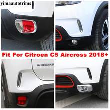 Front / Rear Fog Lights Lamps Eyebrow Strip / Frame / Bumper Air AC Outlet Vent Cover Trim For Citroen C5 Aircross 2018 - 2021 2024 - buy cheap