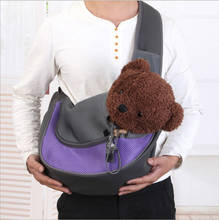 Mochila de viaje para mascota, bolsa de hombro para gato y perro, mochila de cachorro portátil, cómoda y transpirable 2024 - compra barato
