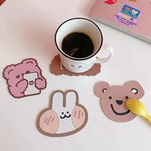 Creative Cute Table Placemat Waterproof Heat Insulation Non-Slip Bowl Pad Cartoon Milk coffee Water Coasters Kitchen Tableware 2024 - buy cheap