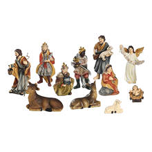 Resin Nativity Figurine Set, 4-Inch, Set of 11, Christmas Nativity Set Scene 2024 - buy cheap