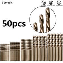 50 Pcs/Set Carpenter Tools Drill Bit Set 1.0-3.0mm Contain Cobalt High Speed Steel Twist Drill Bit Force Power Tools Fitting 2024 - buy cheap