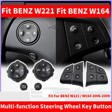 2PCS LHD RHD Car Multi-function Steering Wheel Button For W164 ML GL Left + R Phone Key Control For Benz W221 S-CLASS S280 S300 2024 - buy cheap