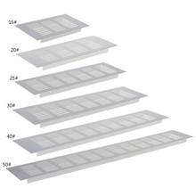 Rejilla de ventilación de aleación de aluminio, lámina perforada, varios tamaños 2024 - compra barato