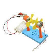 Kits de ciência diy-experimento de física elétrica vento alimentado modelo de brinquedo montar conjunto de presente educacional 2024 - compre barato