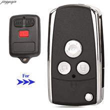 Jingyuqin Remote Upgrade Car Key Case Shell For BYD F3 F3R 3 Buttons Folding Flip Uncut Auto Key Blank Fob 2024 - buy cheap