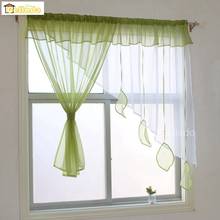 QN1903 Fashion Irregular Design With Pendant Excellent Tulle Window Curtain For Livingroom Kitchen Balcony  1PCS 2024 - buy cheap