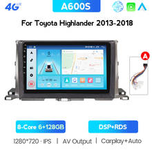 Nine 9 Inch Car Android Auto Radio Multimedia Player For Toyota Highlander 2015 GPS Navigation Carplay Have BT DSP Head Unit 2024 - buy cheap